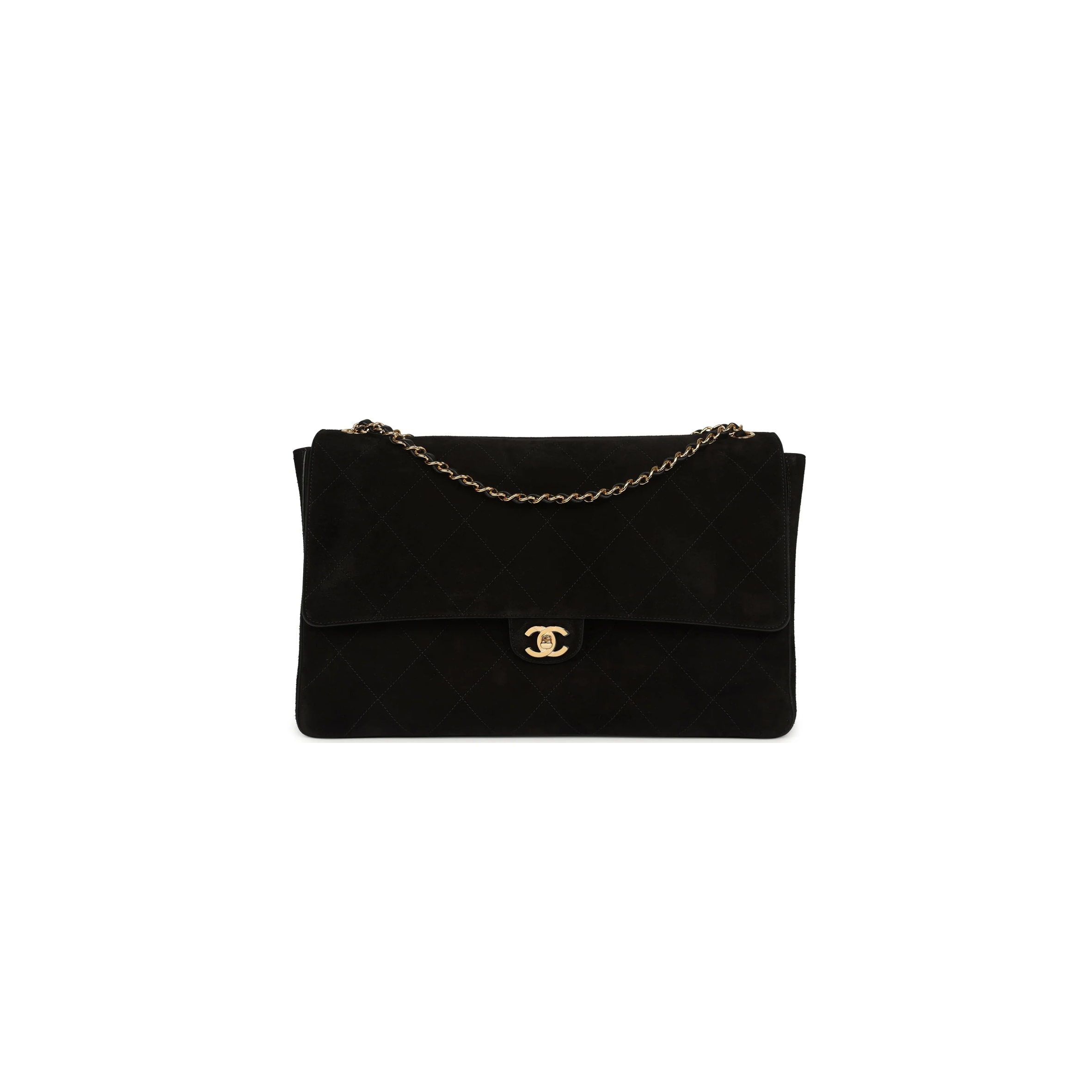 CHANEL LARGE SOUPLISSIMO FLAP BAG SUEDE AS6234 (38*24*11cm)